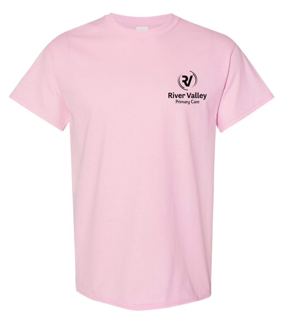 Pink Gildan Short Sleeve