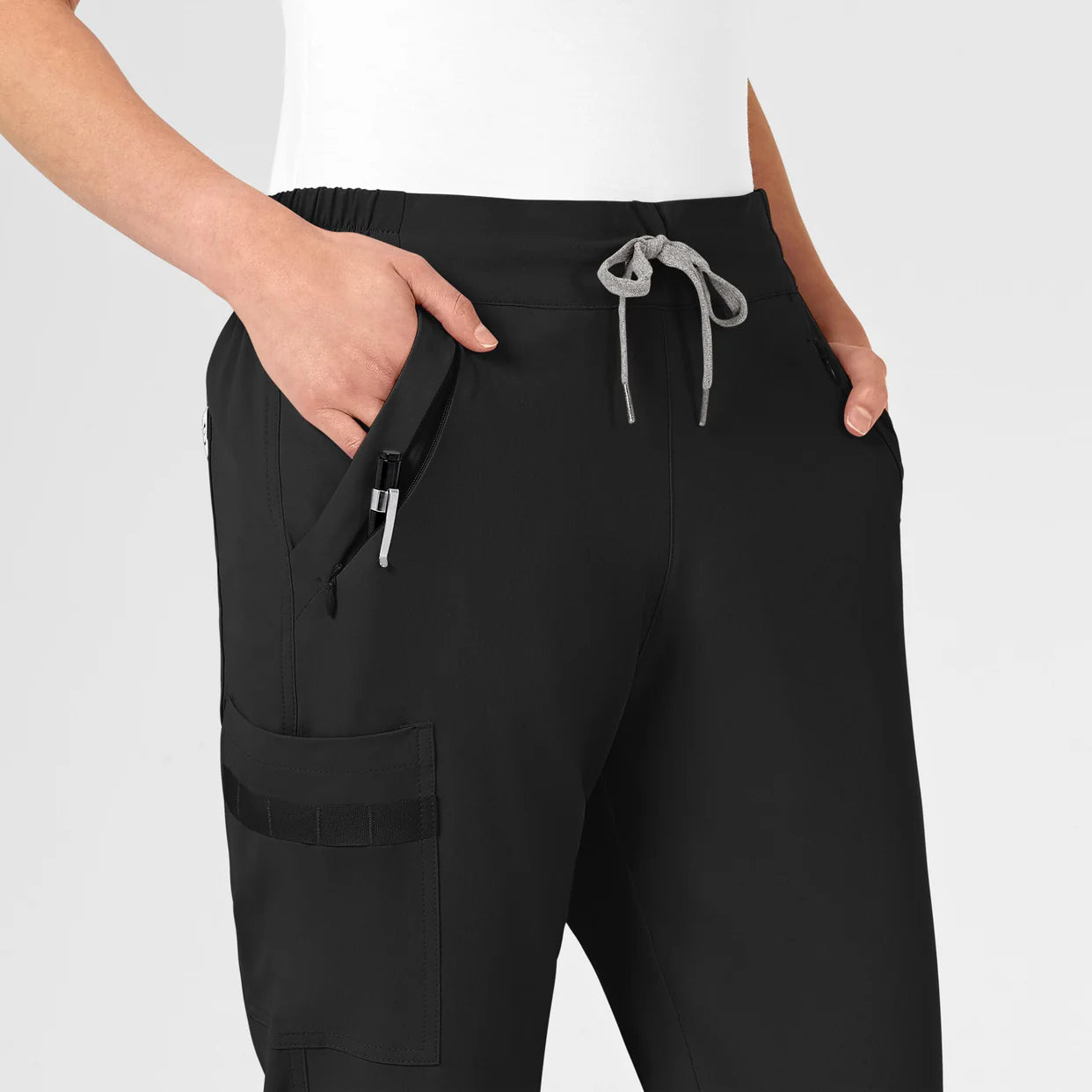 WINK RENEW Women's Jogger Scrub Pant Black