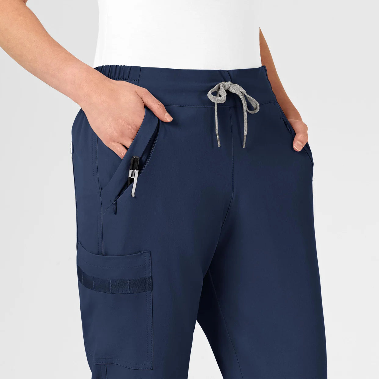 WINK RENEW Women's Jogger Scrub Pant Navy