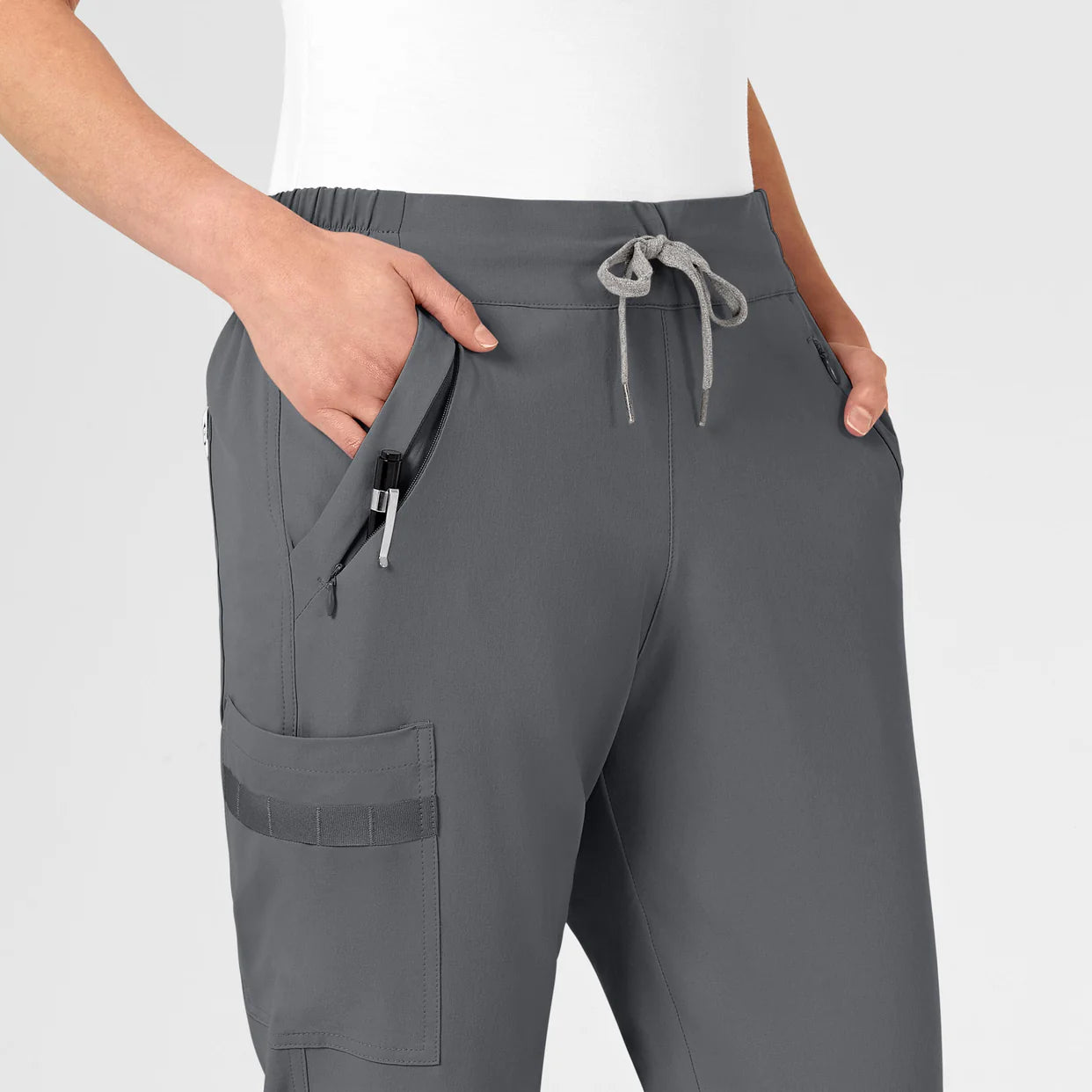 WINK RENEW Women's Jogger Scrub Pant Pewter