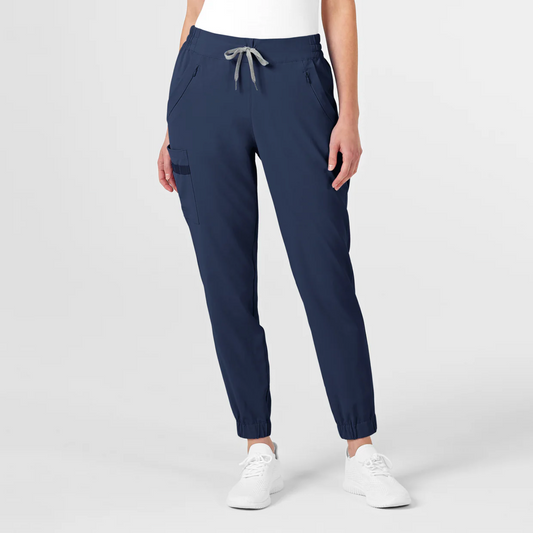 WINK RENEW Women's Jogger Scrub Pant Navy